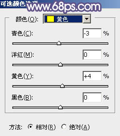 用PS调出淡紫色桃花树林中的女生照片