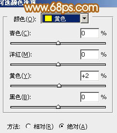 PS调出清新淡黄色的漂亮女生图片