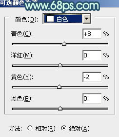 调制唯美黄褐色女生照片的PS教程