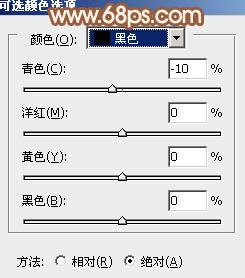 PS把外景长发美女照片调成古典咖啡色