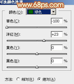 PS调出唯美金黄色效果的可爱女生照片