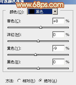 PS调出唯美金黄色效果的可爱女生照片