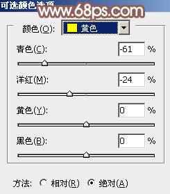 用PS把树枝下的甜美女孩图片调成淡褐色