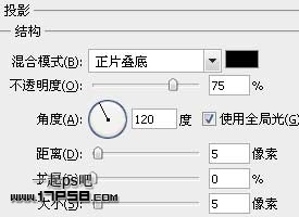 PS图层样式制成光滑金属质感文字