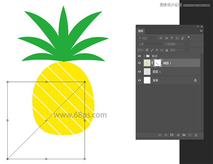 设计热带主题风格插画图片的PS实例教程