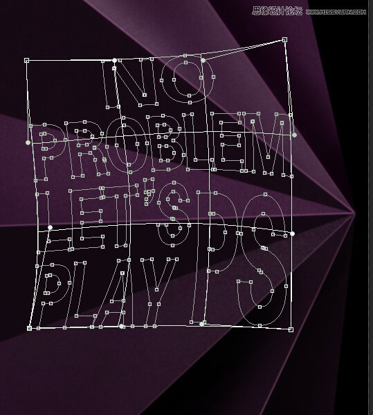 设计质感折纸字体海报图片的PS教程