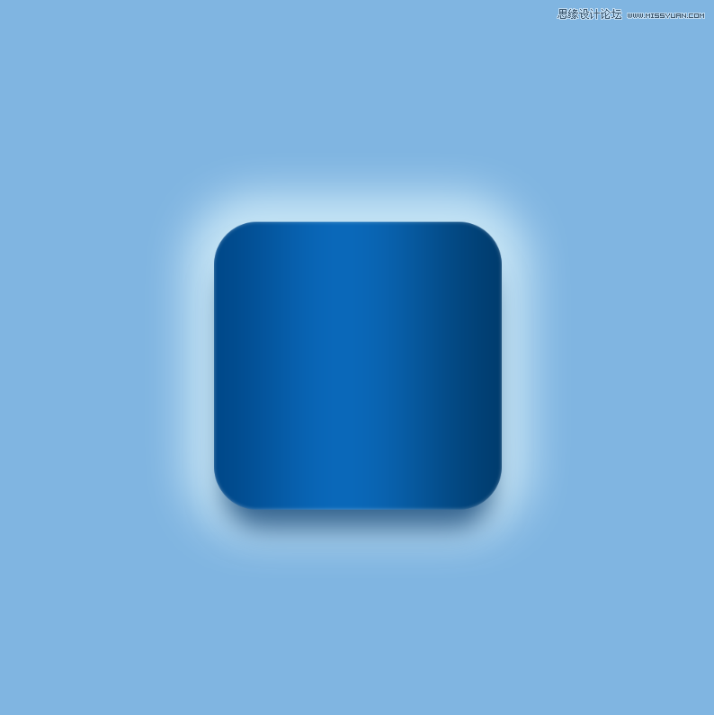 制作蓝色立体水晶ICO图标的PS设计教程
