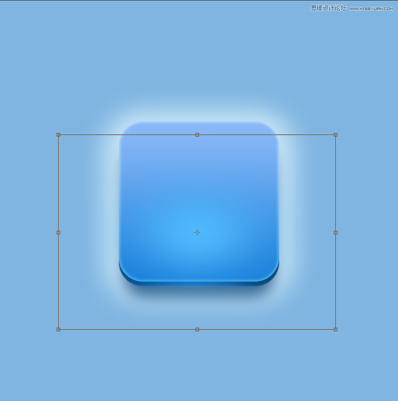 制作蓝色立体水晶ICO图标的PS设计教程