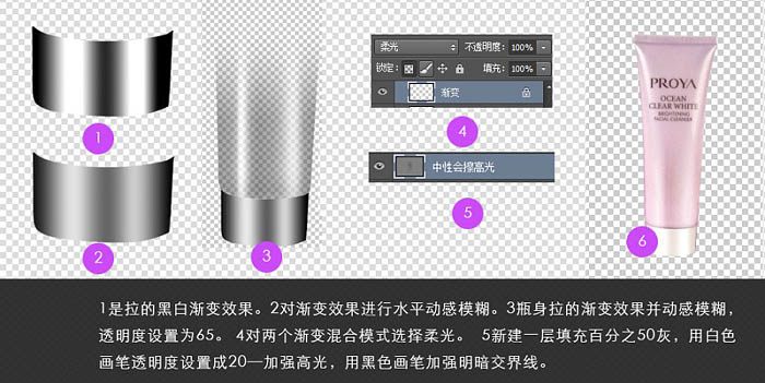 PS淘宝修图教程之简约化妆品促销海报