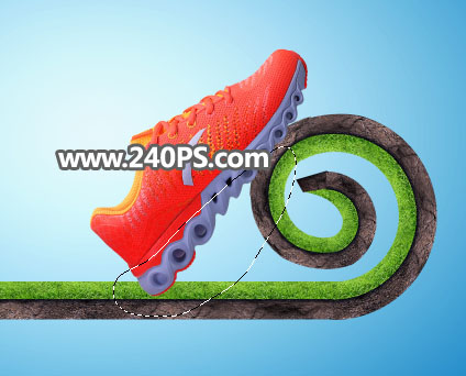 设计创意安踏运动鞋品牌宣传海报的PS教程