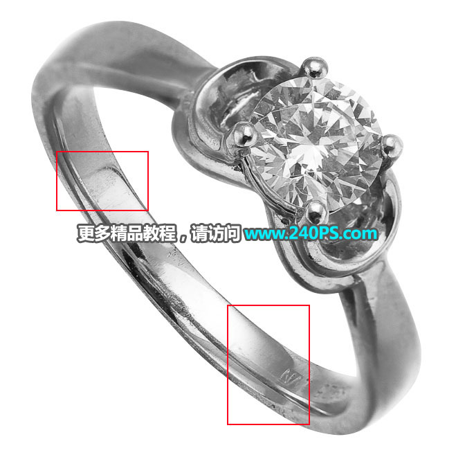 解析钻石戒指图片后期精修的PS实例教程