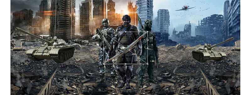 制作城市战争场景电影海报的PS教程