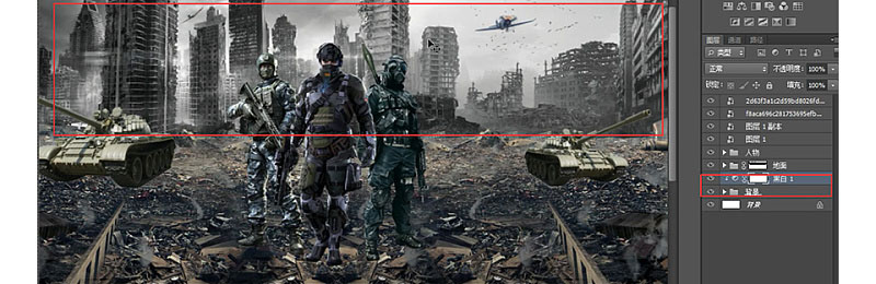 制作城市战争场景电影海报的PS教程