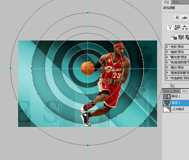 制作NBA篮球明星海报图片的PS教程