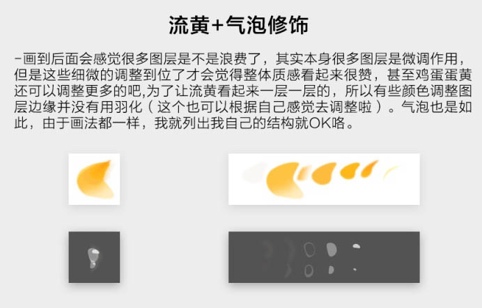 用PS制作晶莹剔透的破壳鸡蛋图片