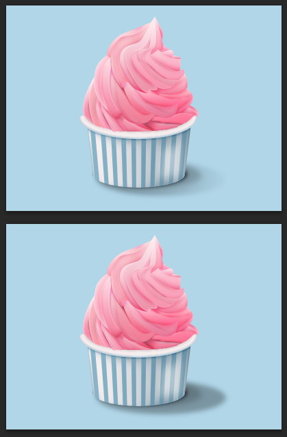 制作逼真粉色冰淇淋图片的PS教程
