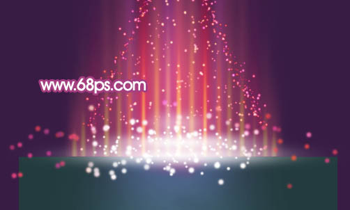 制作梦幻彩色光影圣诞树图片的PS教程