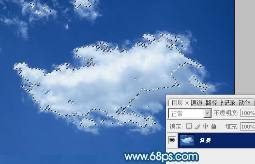 PS制作一只云彩组合的漂亮老鹰图片