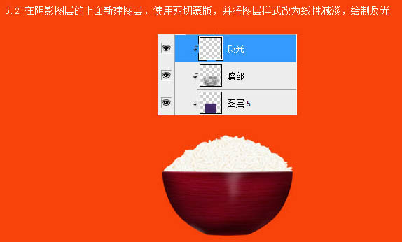 怎样制作一碗米饭图片的PS实例教程