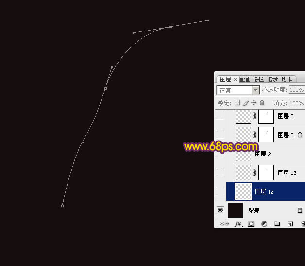 用PS制作另类隐形的漂亮火焰蝴蝶图片