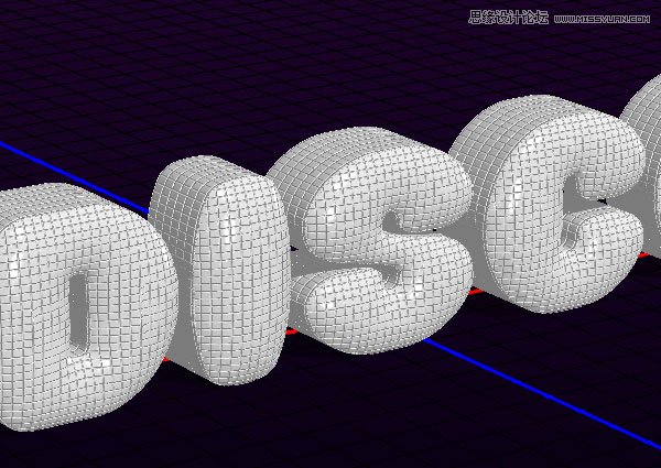 制作炫彩凹凸颗粒文字效果的PS教程