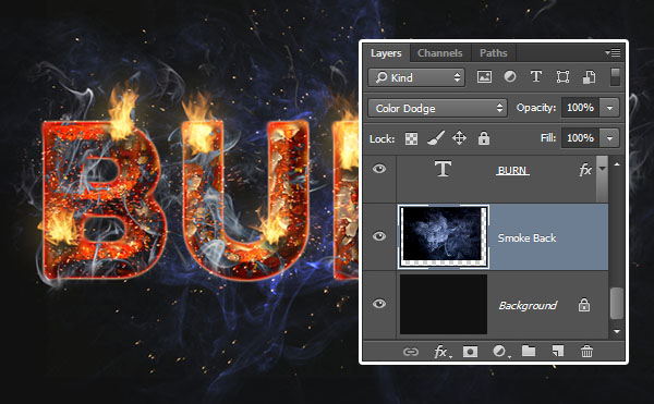 教你用PS制作炫酷燃烧艺术文字图片效果