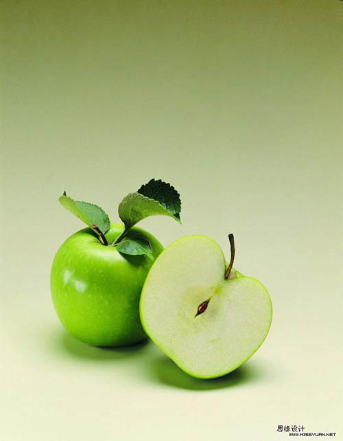 用PS合成苹果造型的个性易拉罐图片