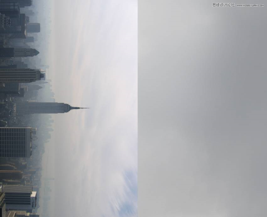 合成迷雾中创意城市景观图片的PS教程