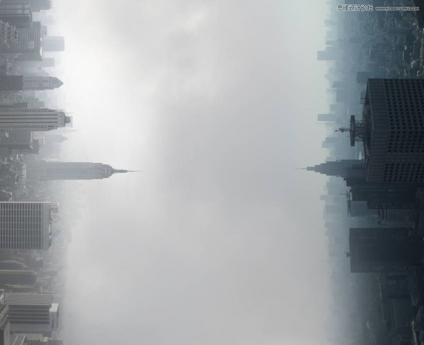 合成迷雾中创意城市景观图片的PS教程