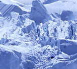 PS合成雪山上的冰冻灌篮雪人照片