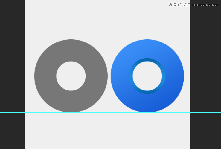 绘制蓝色立体QQ浏览器图标的PS教程