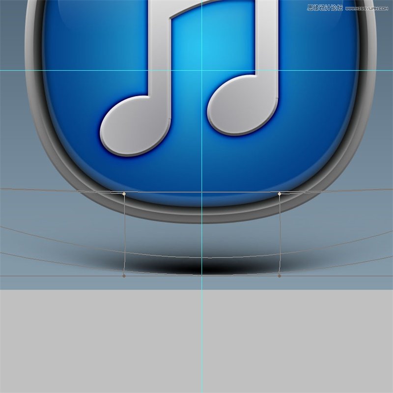 绘制立体圆润iTunes软件图标的PS教程