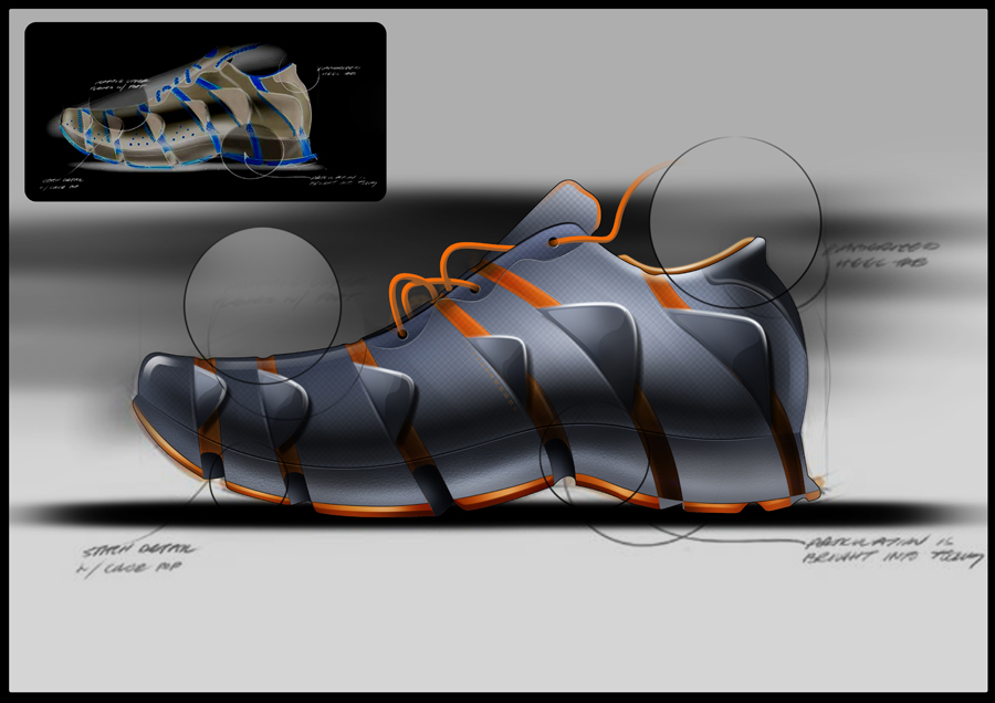 学习鼠绘立体时尚运动鞋图片的PS教程
