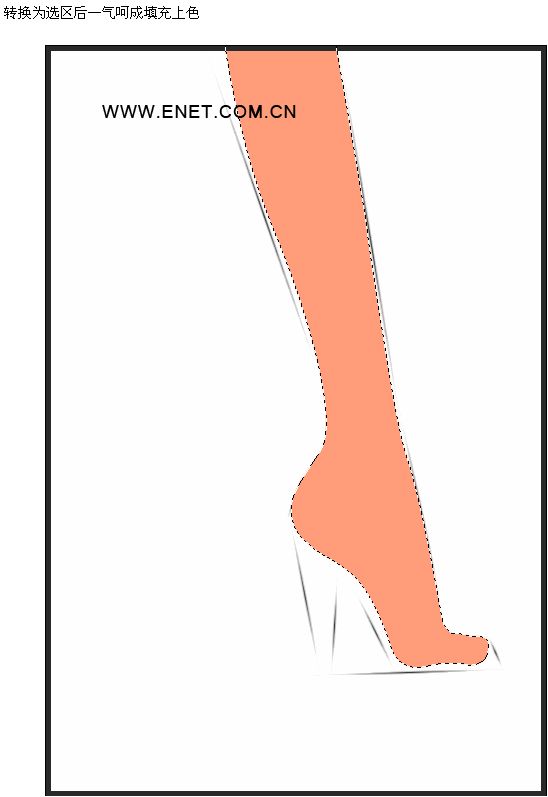 PS鼠绘穿着漂亮高跟鞋的性感美腿图片