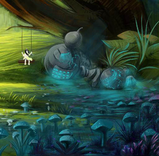 鼠绘科幻童话故事插画的PS教程