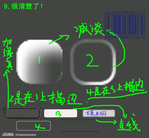 学习鼠绘诺基亚3230手机效果图