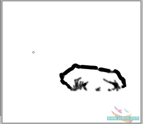 学习鼠绘水墨菊花国画的PS教程
