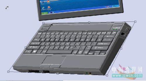 鼠绘联想笔记本电脑的PS教程