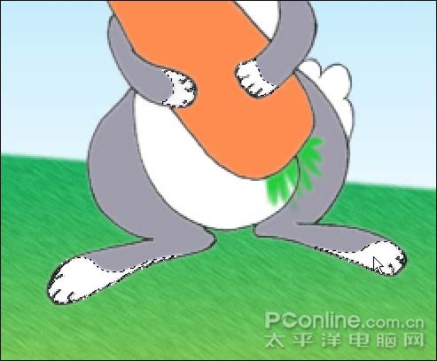 制作可爱卡通兔子的PS鼠绘教程