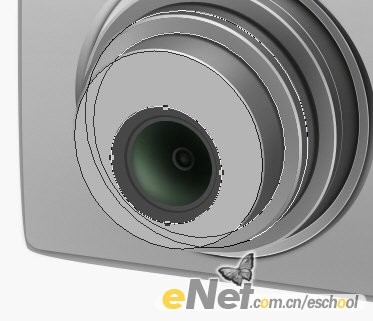 鼠绘银色尼康数码相机的PS教程