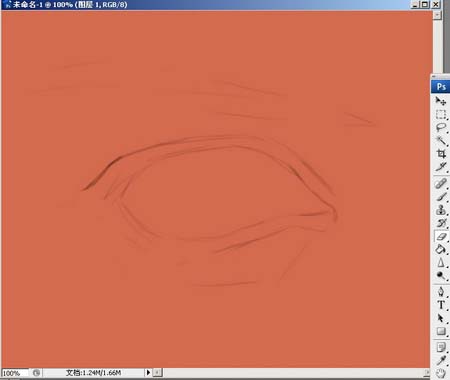 学习鼠绘精细人物眼睛的PS教程