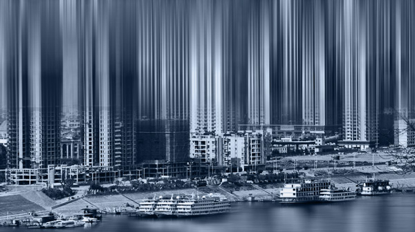 制作黑白城市艺术图片的PS滤镜教程