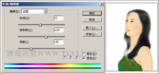 怎样用PS滤镜制作真人照片工笔画效果