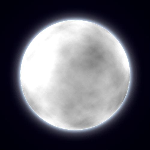 PS滤镜打造一轮圆圆的月亮图片