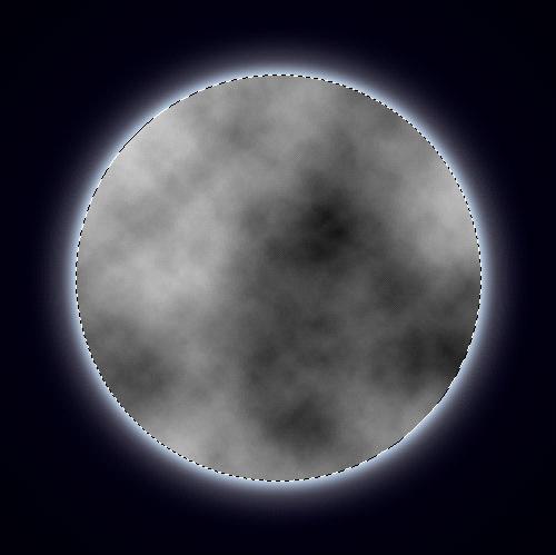 PS滤镜打造一轮圆圆的月亮图片