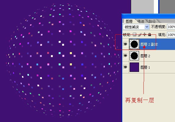 滤镜制作烟花绽放特效的PS教程