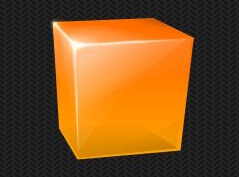 制作橙黄色水晶立方体的PS教程