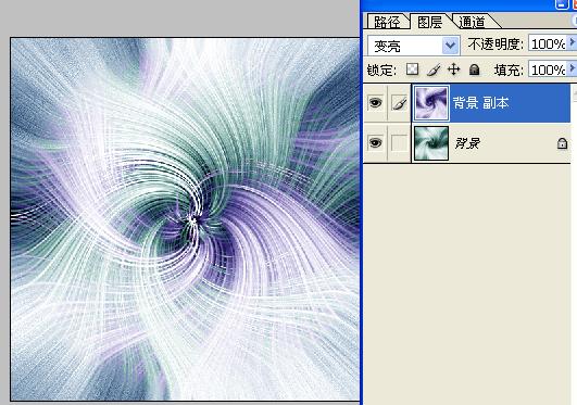 制作彩色纹理图案的PS滤镜教程