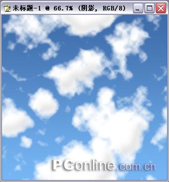 用PS分层云彩滤镜制作蓝天白云
