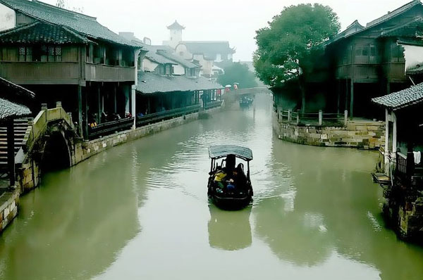 PS调制水彩乡村古画风景照片技巧